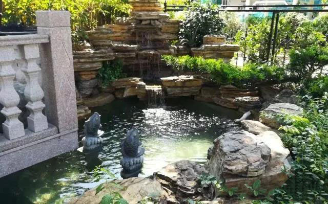 别墅花园鱼池设计建造方案